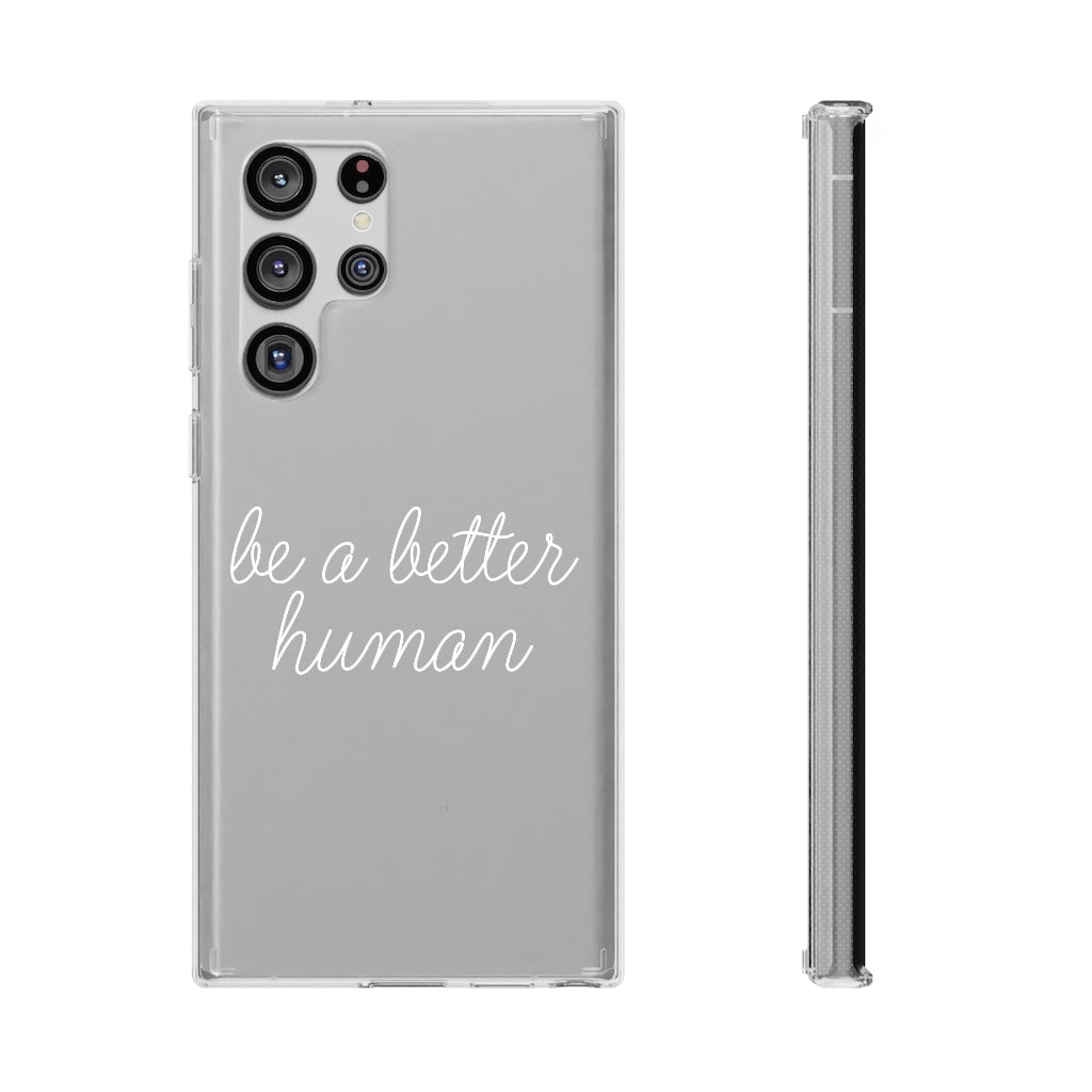 Happy Lady - Be A Better Human® Clear Phone Case