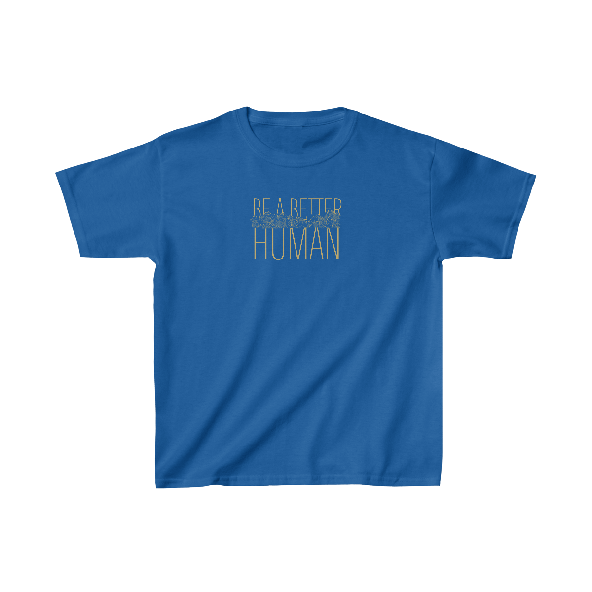 Sleek Mountain - Be A Better Human® Kids T-Shirt