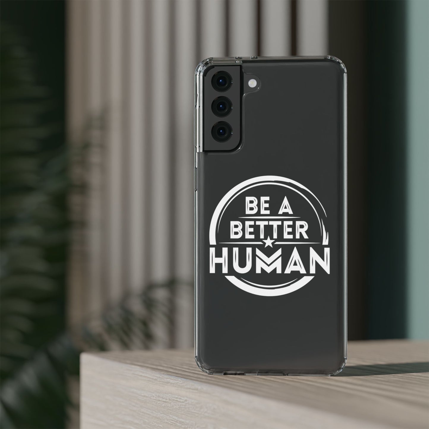 Be A Better Human® Clear Phone Case