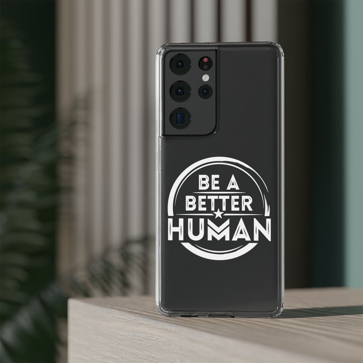 Be A Better Human® Clear Phone Case