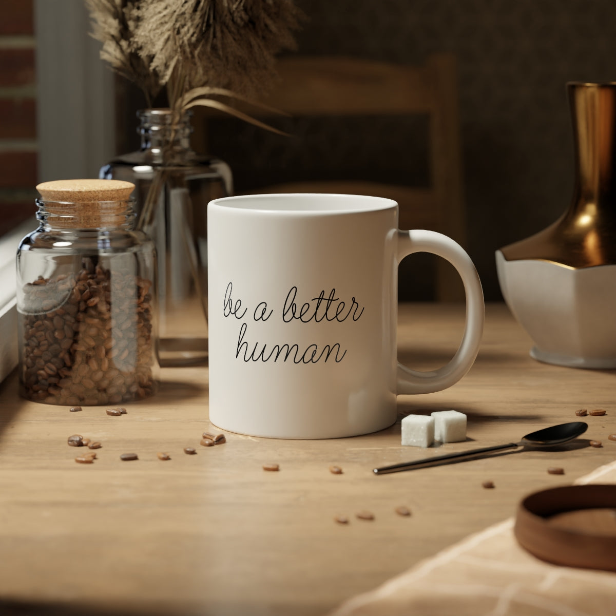 Happy Lady - Be A Better Human® Jumbo Mug