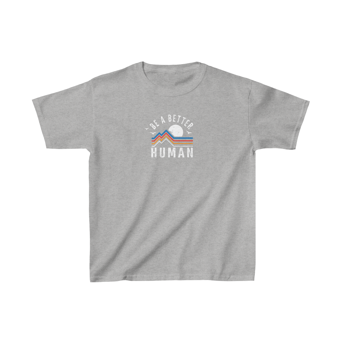 Retro Mountain - Be A Better Human® Kids T-Shirt