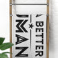 Be A Better Human® - White Standard Beach Towel